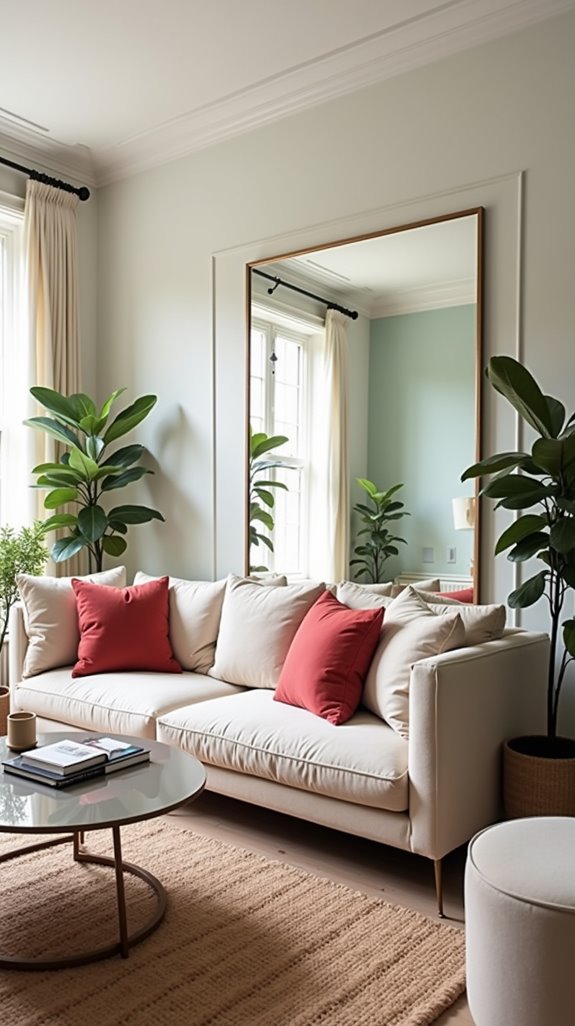 mirrors enhance visual space