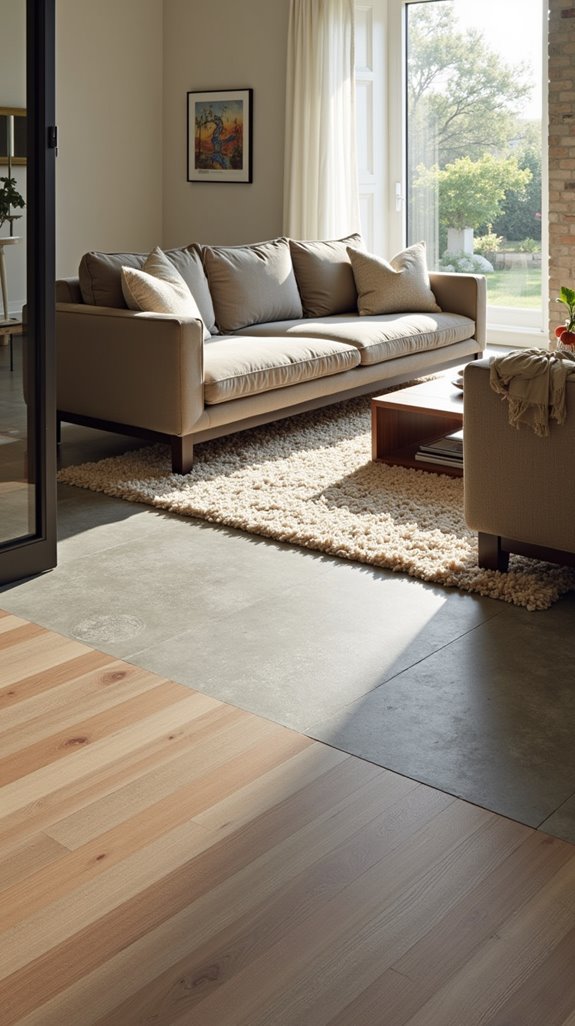 mixing materials for flooring