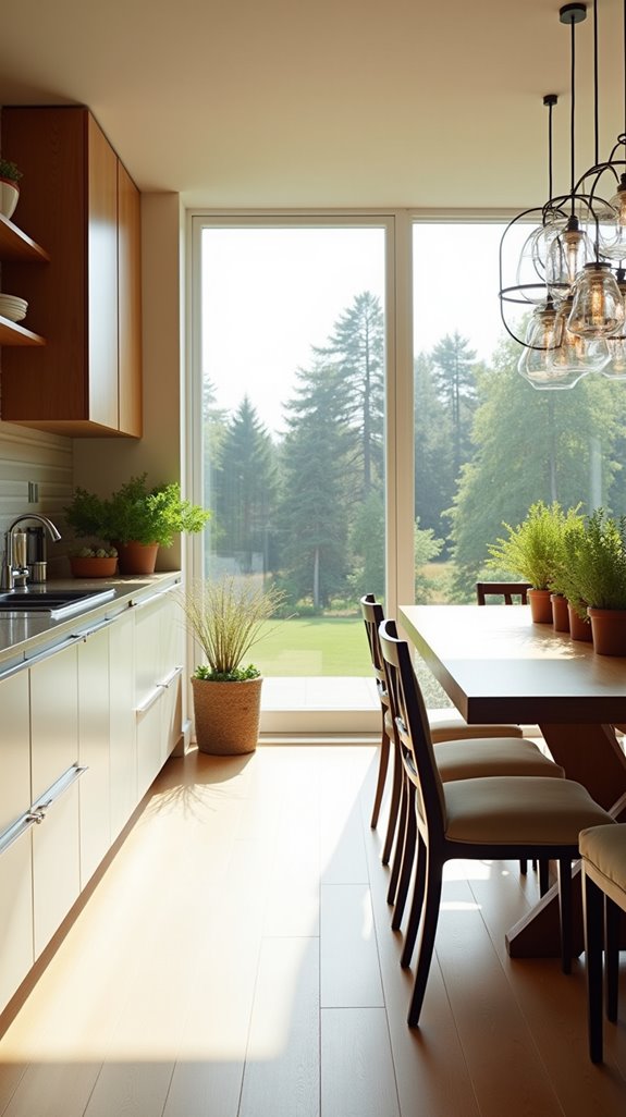 natural light large windows