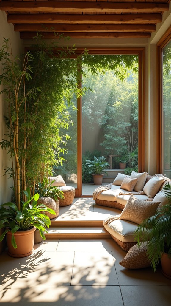 natural materials for tranquility