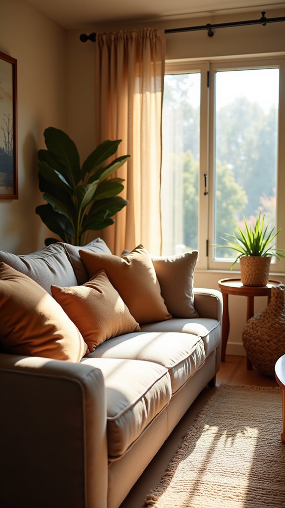 natural warmth through browns