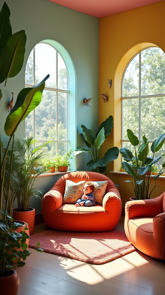 nature inspired playroom designs