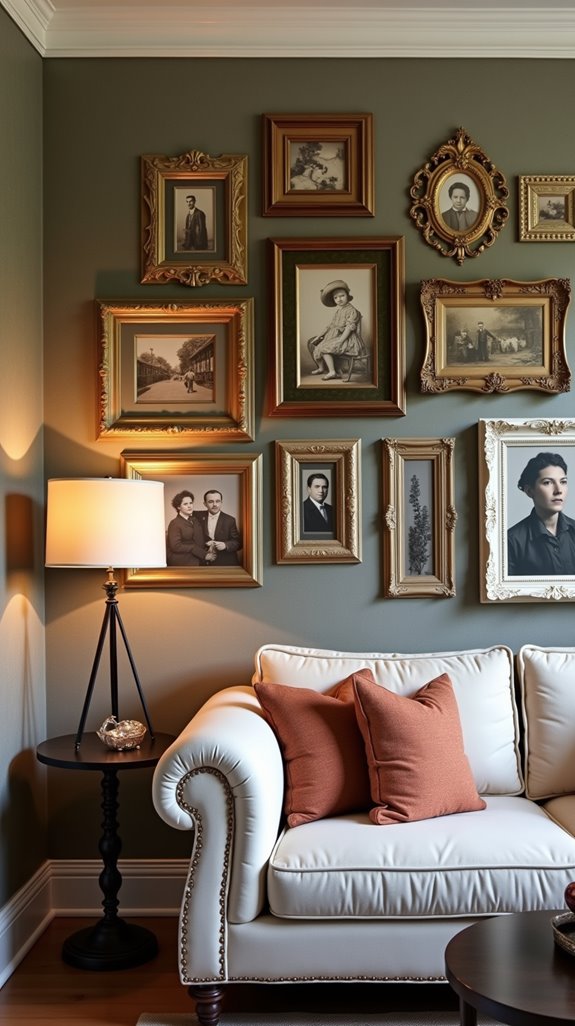 nostalgic vintage frame decor