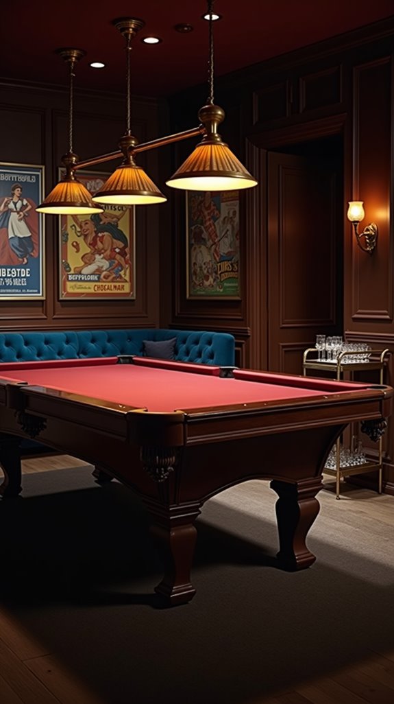 optimal pool table lighting