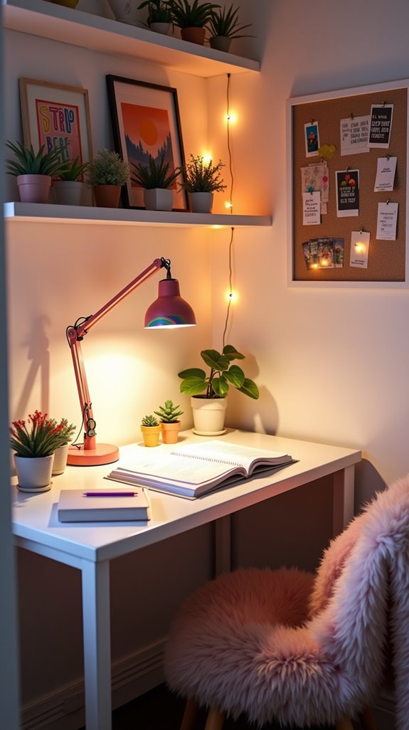 organized and inviting workspace