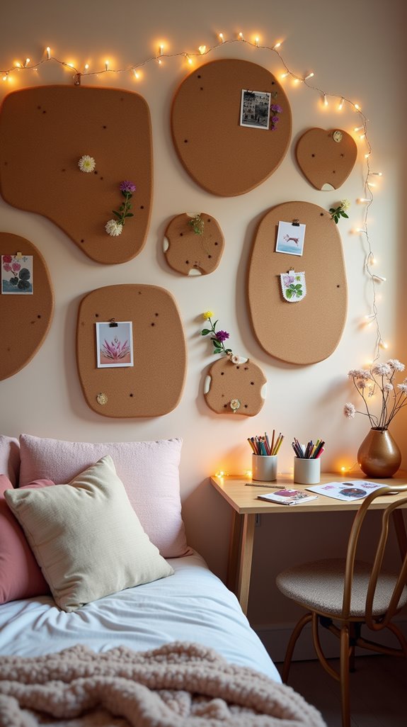 organized decor with corkboards