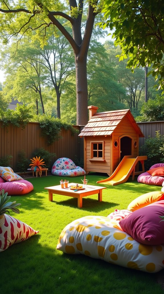 outdoor play and relaxation