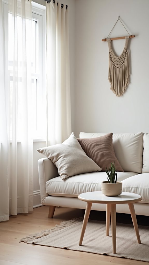 personalized minimalist living space