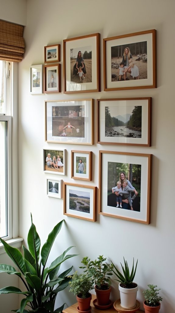 personalized photo gallery wall