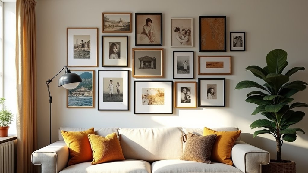 personalized picture wall ideas