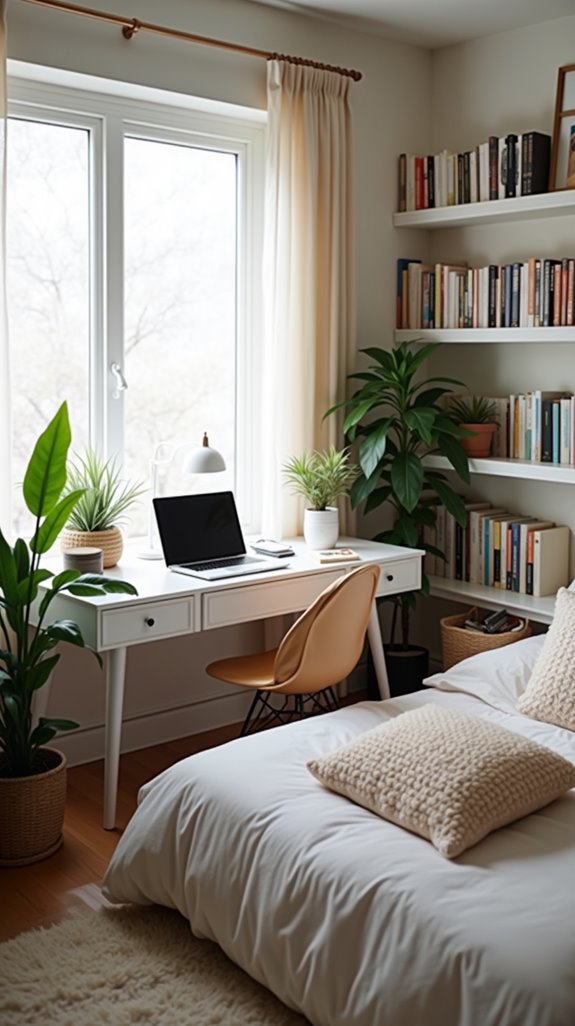 productive bedroom workspace tips
