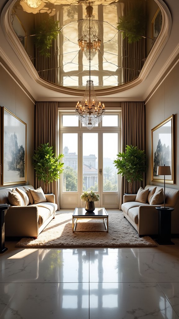 reflective ceiling design ideas