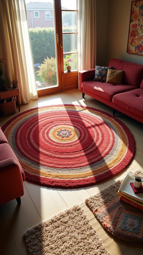 rug shape influences atmosphere