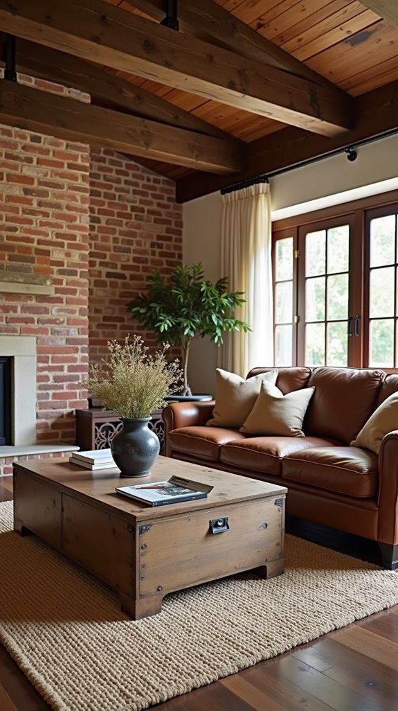 rustic charm with brick