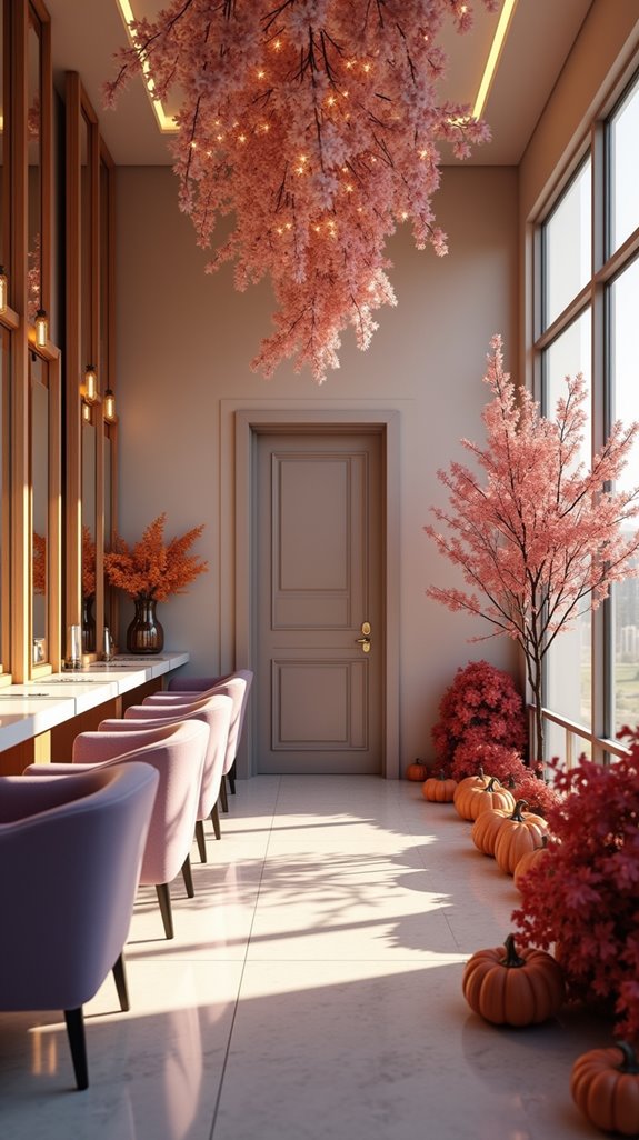 seasonal decor enhances client experience