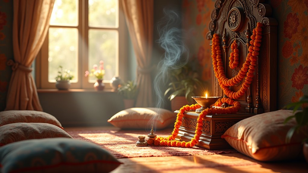 serene small puja spaces