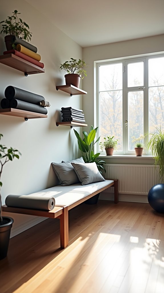 smart clutter free home gym