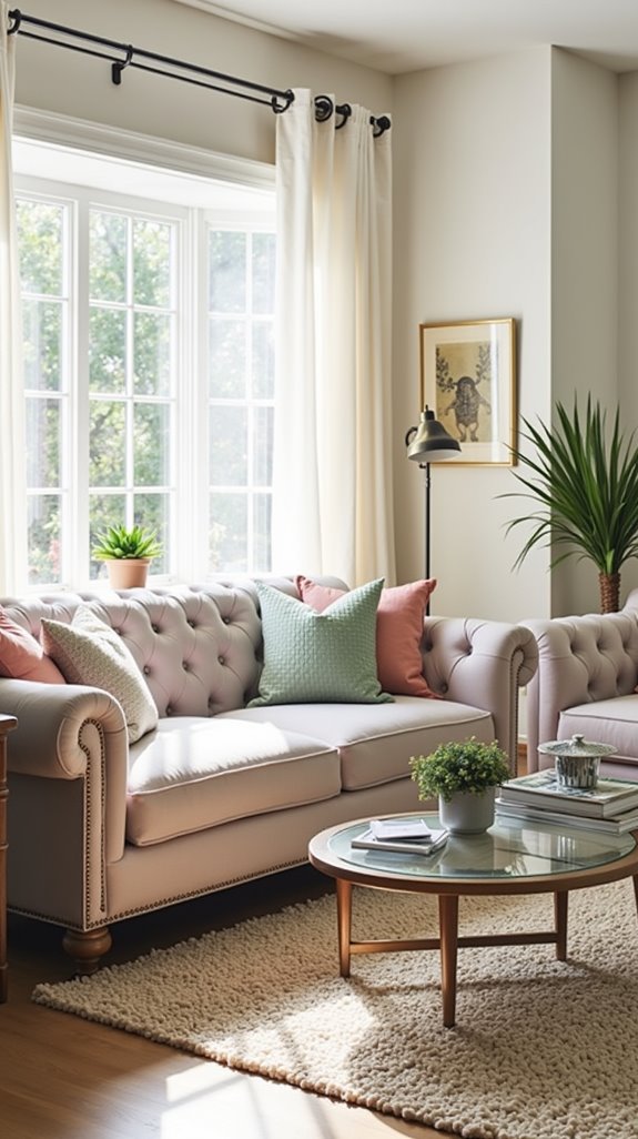 soft pastels create tranquility