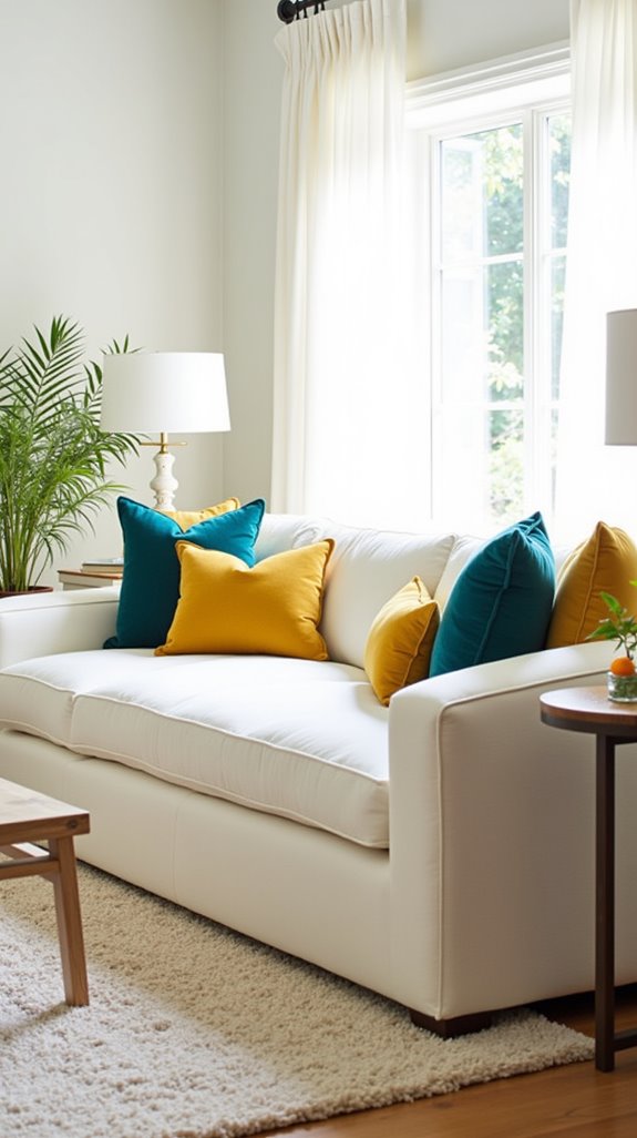 soft whites bold accents