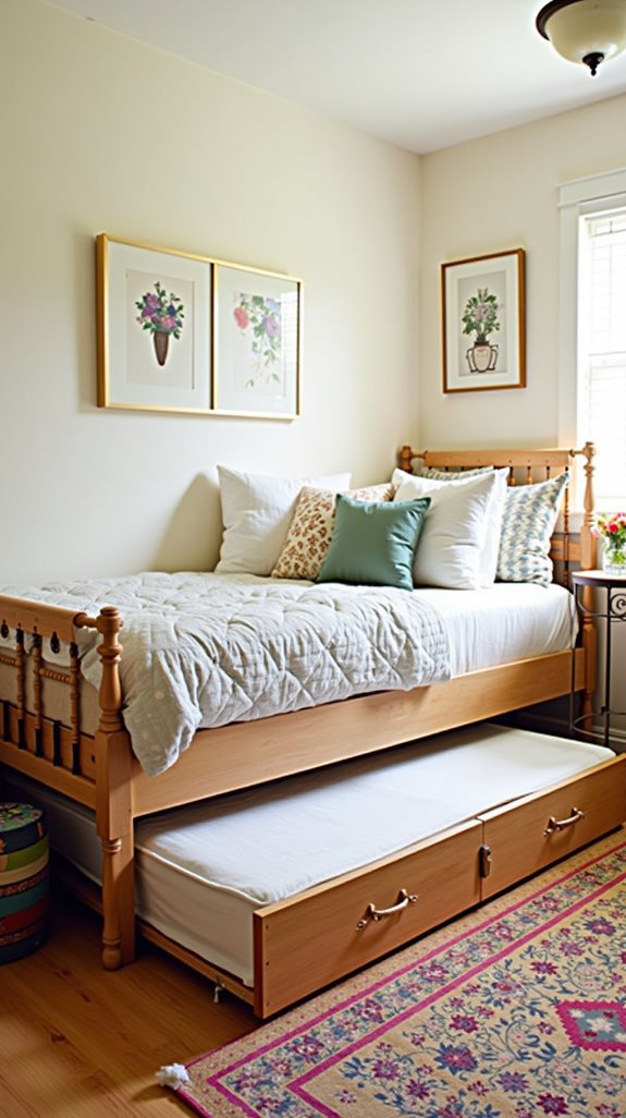 space saving guest accommodations solution