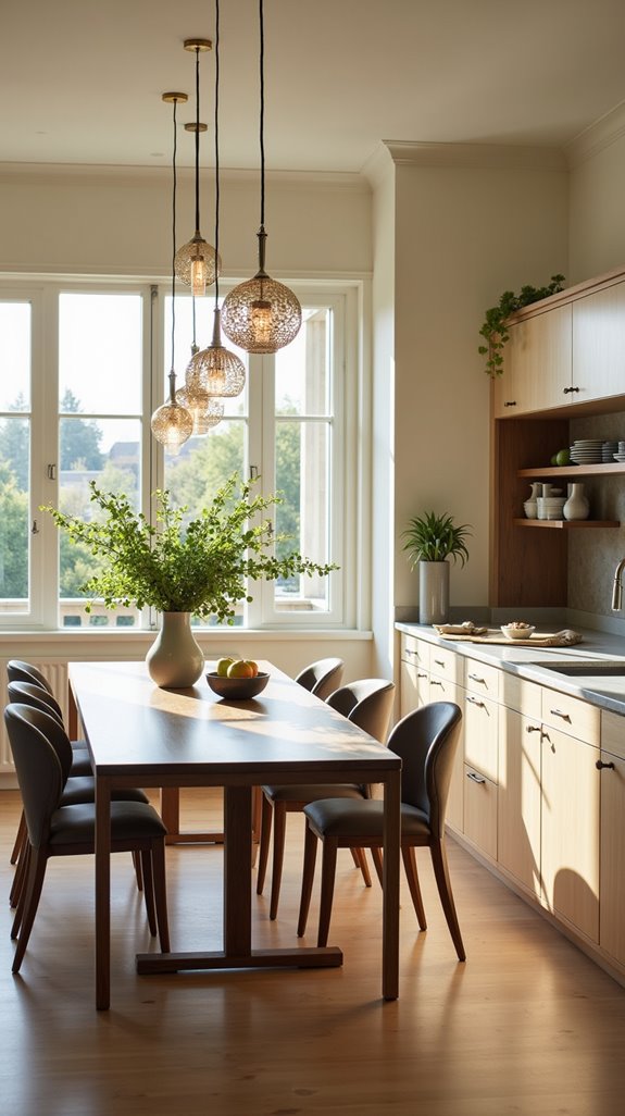 statement lighting as focal points