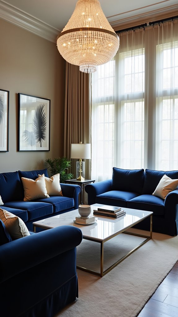 statement lighting enhances ambiance