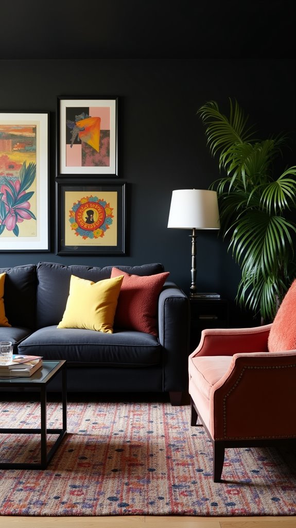 stunning black frame gallery