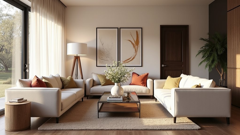 stylish and comfortable furnishings