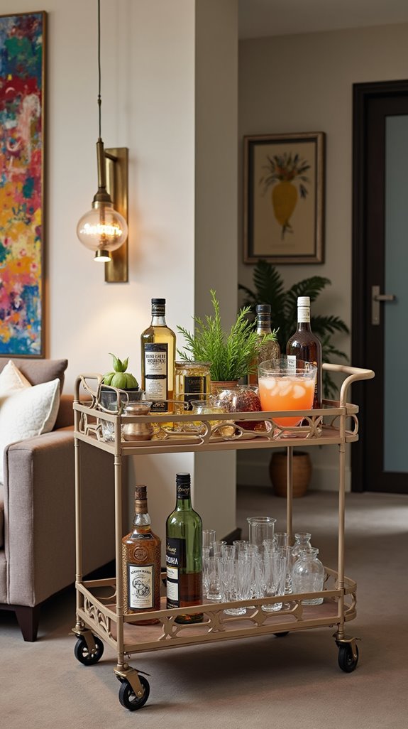 stylish bar cart essentials