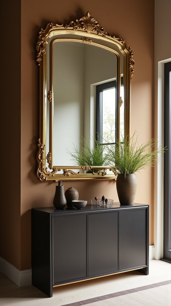 stylish entryway statement mirrors