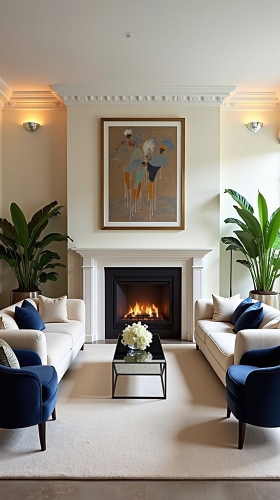 symmetrical furniture arrangement ideas