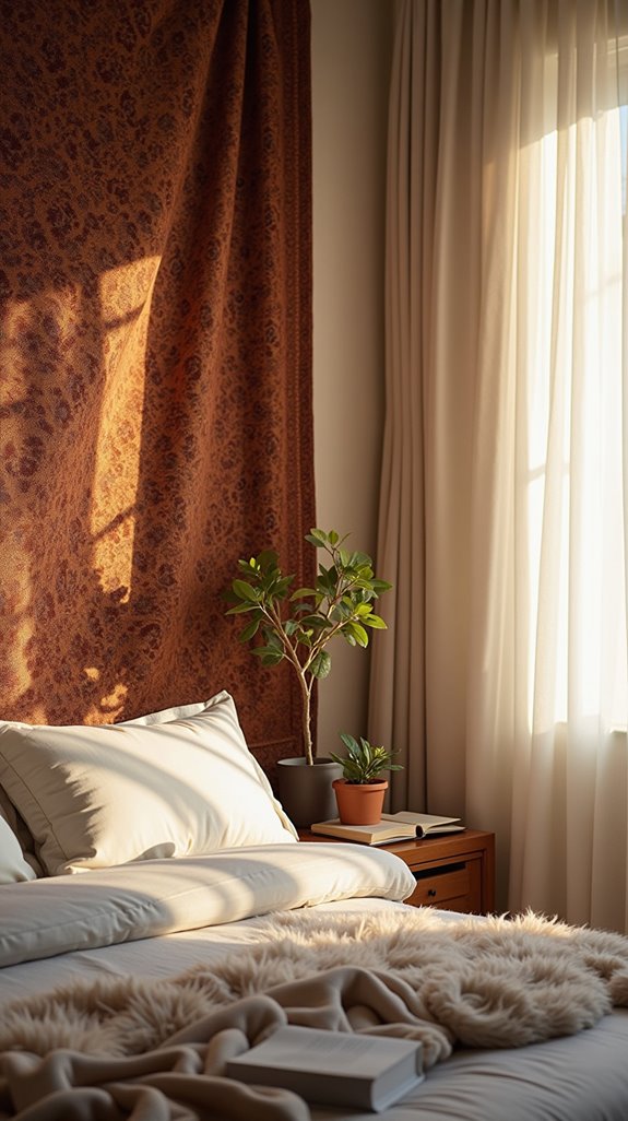 tapestry adds warmth and texture
