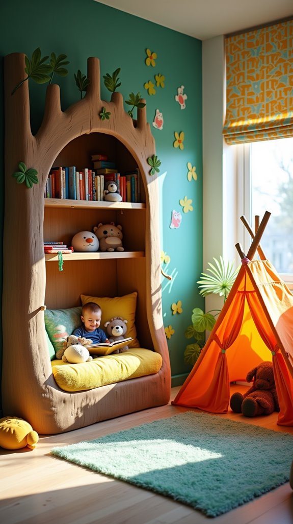 themed cozy reading nooks