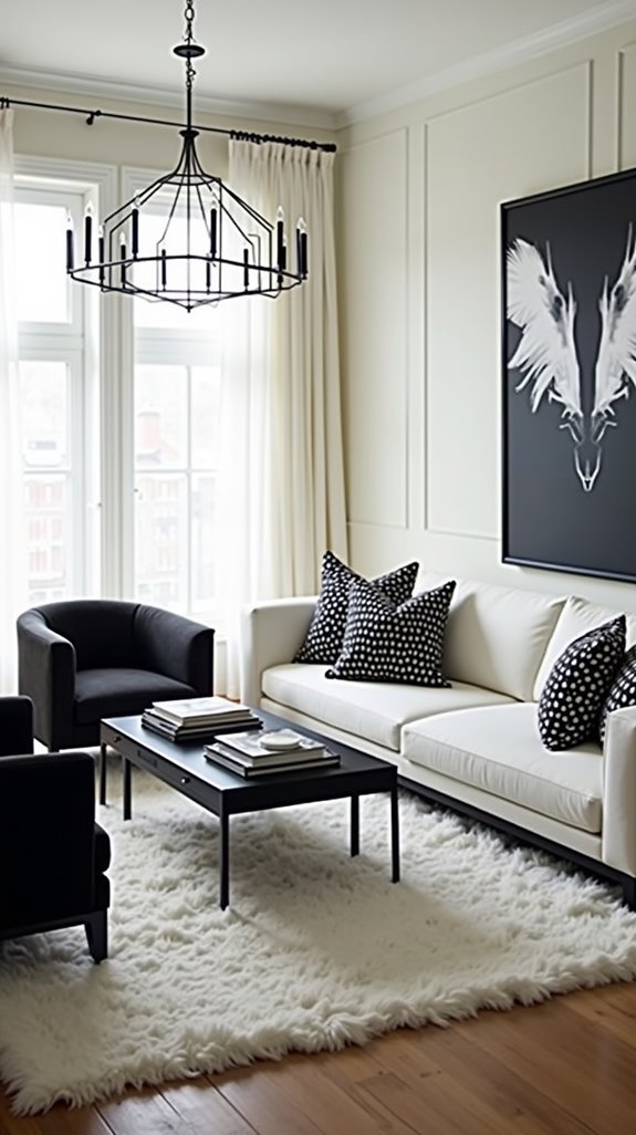 timeless black and white elegance