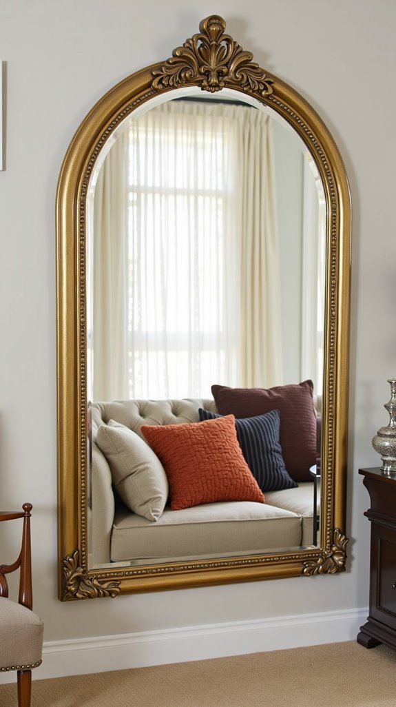 transform mirrors with frames
