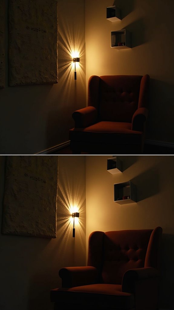 transform walls with lighting