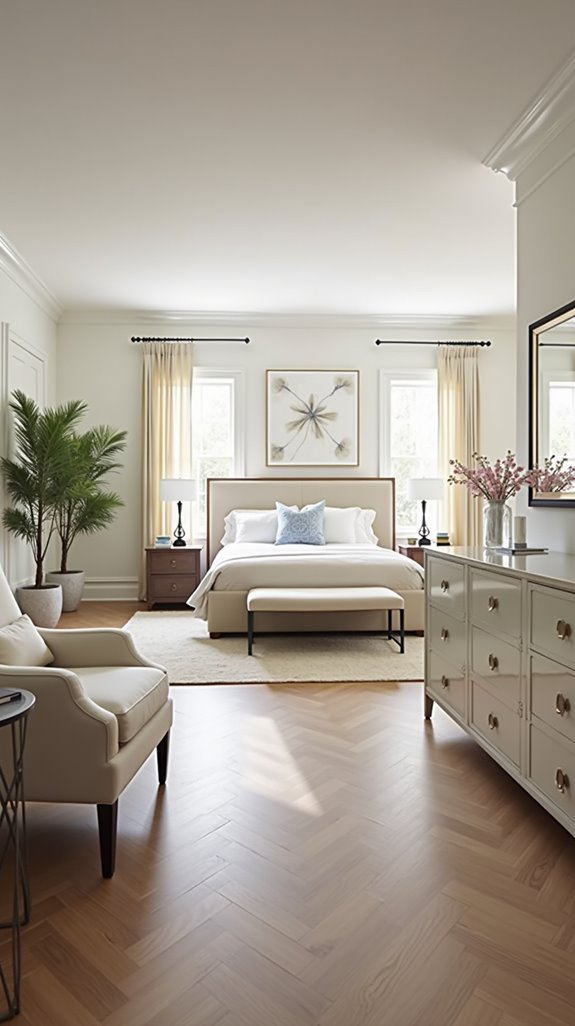 unique bedroom furniture arrangements