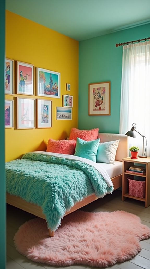vibrant color blocking ideas