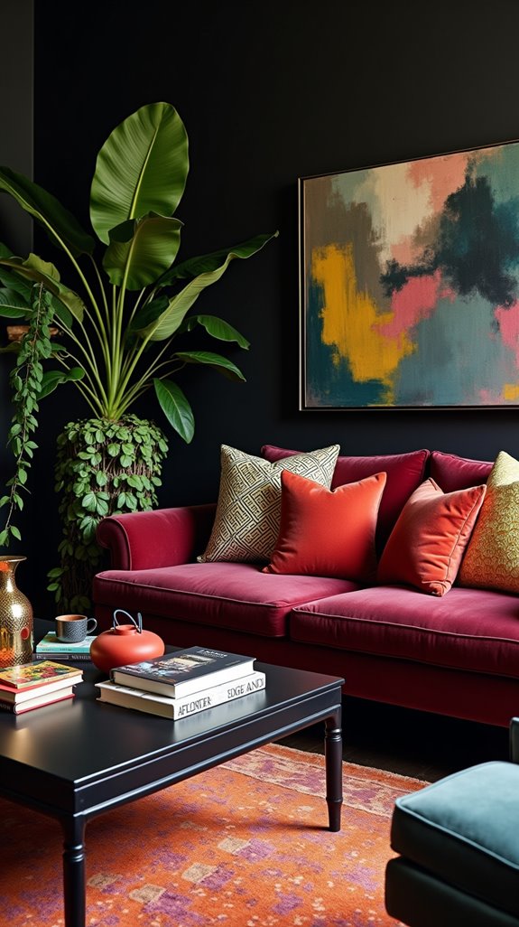 vibrant indoor plant arrangement