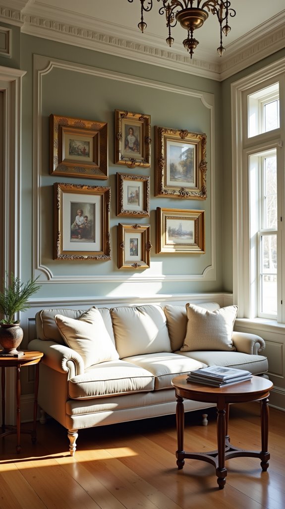 vintage frame art showcase