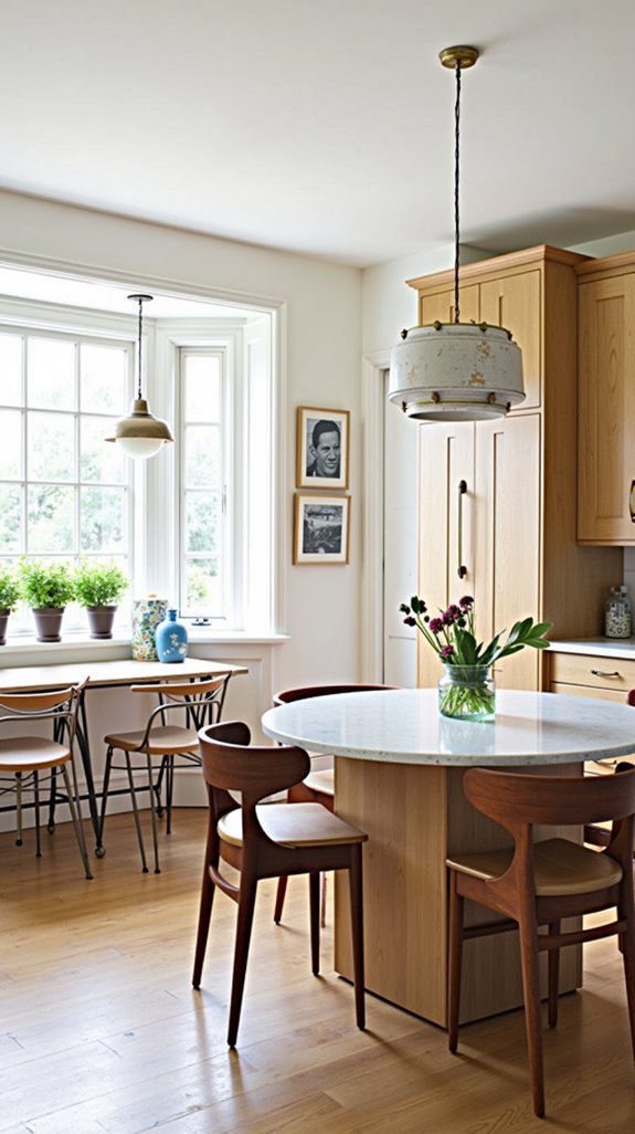 vintage modern kitchen fusion