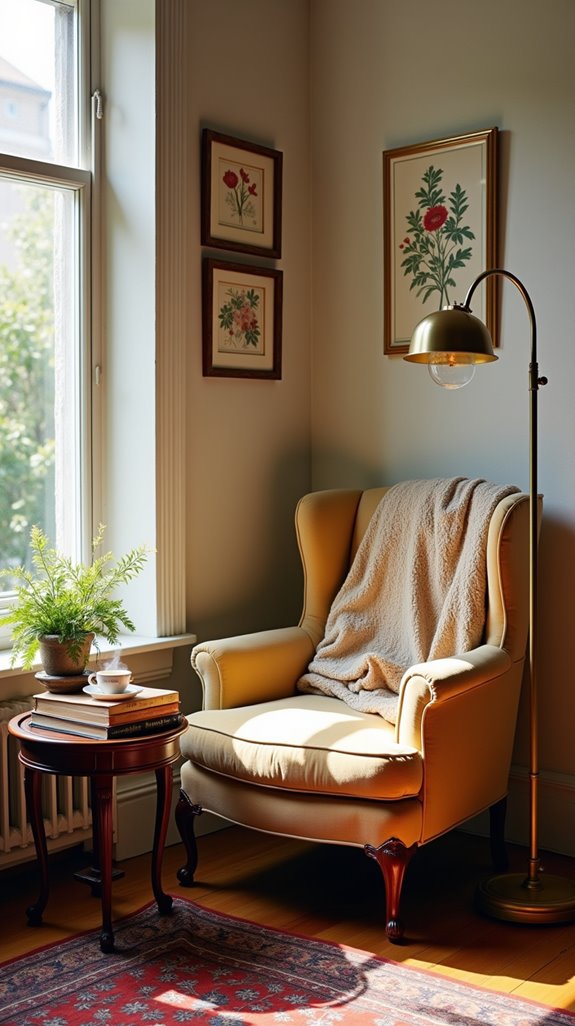 vintage reading nook ideas