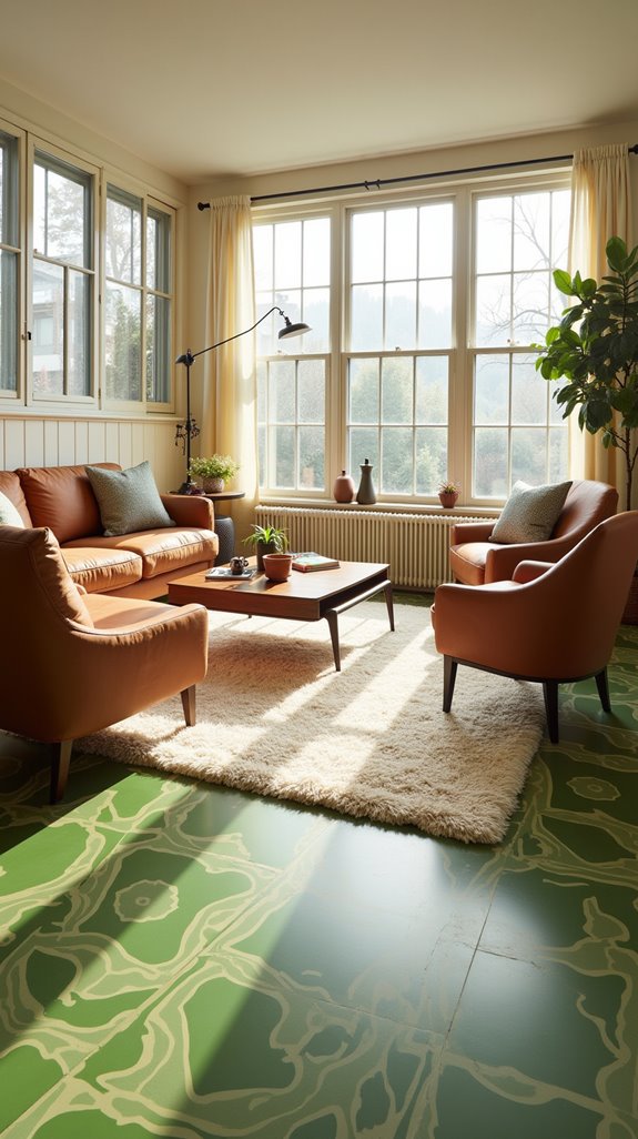 vintage vinyl flooring charm