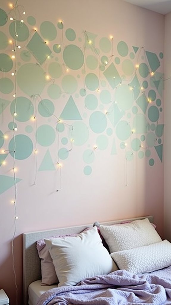 washi tape wall designs