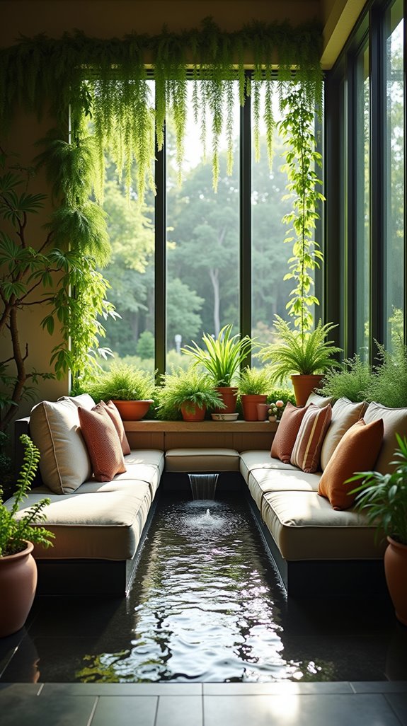 water features enhance tranquility