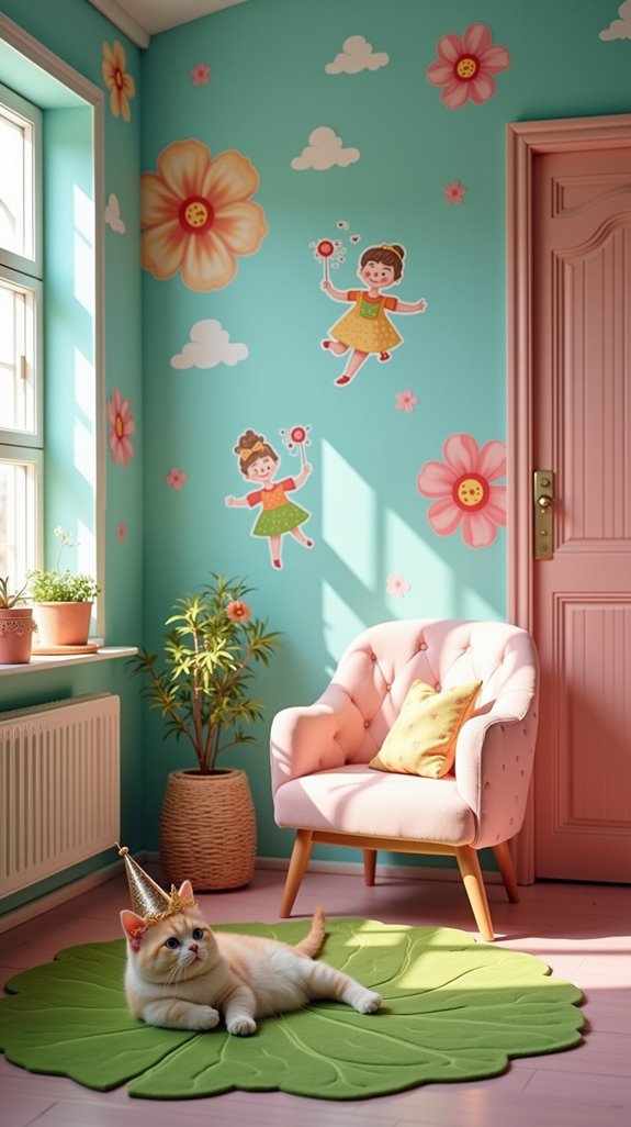 whimsical illustrations for decor