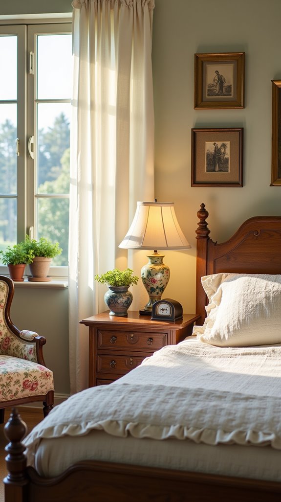 antique furniture adds character