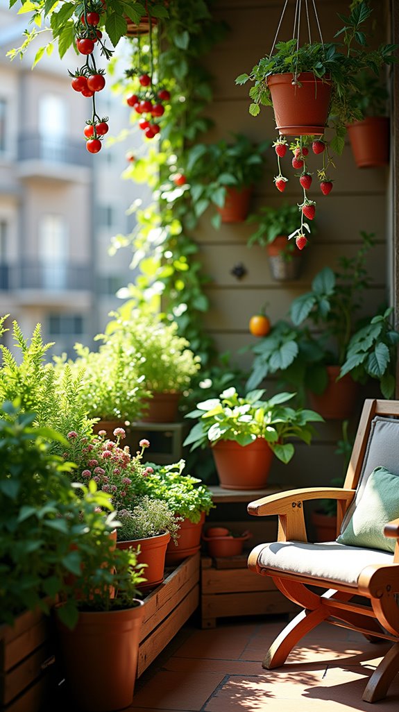 balcony edible garden ideas