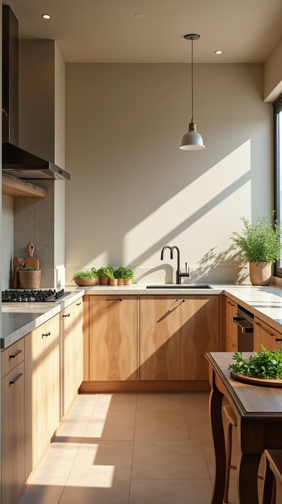 beige and wood harmony