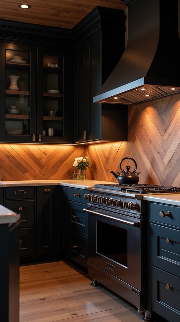 black and copper coordination